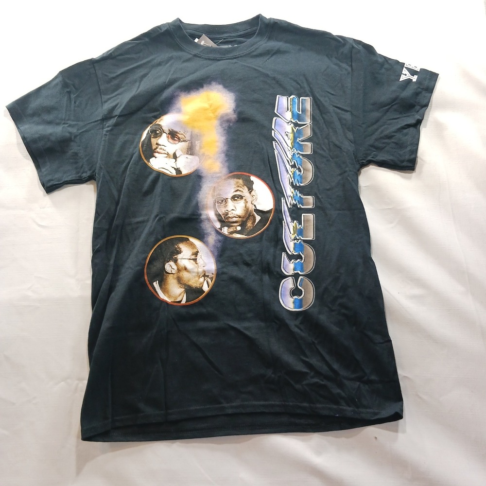 YRN Yung Rich Nation Migos Culture T Shirt Mens 2XL Black Graphic Tee New